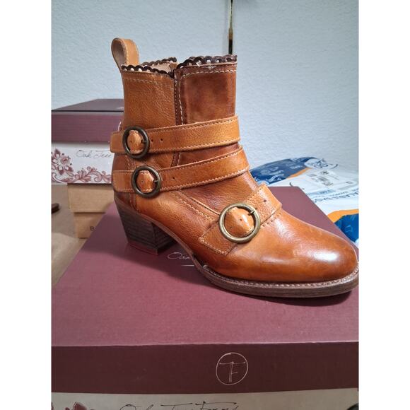 Bed-Stu Oak Tree Farms Bady Women's 6.5 Hand Crafted Leather Steampunk Boots - Picture 13 of 13